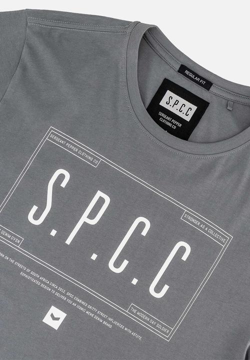 S.P.C.C - Milica Tee Regular Fit Signature Tees Celeste - grey
