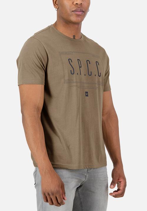 S.P.C.C - Milica Tee Regular Fit Signature Tees Nighthawk - beige