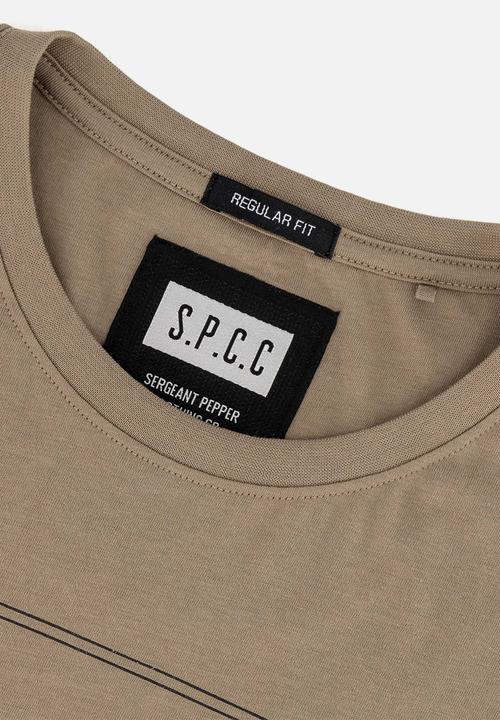 S.P.C.C - Milica Tee Regular Fit Signature Tees Nighthawk - beige