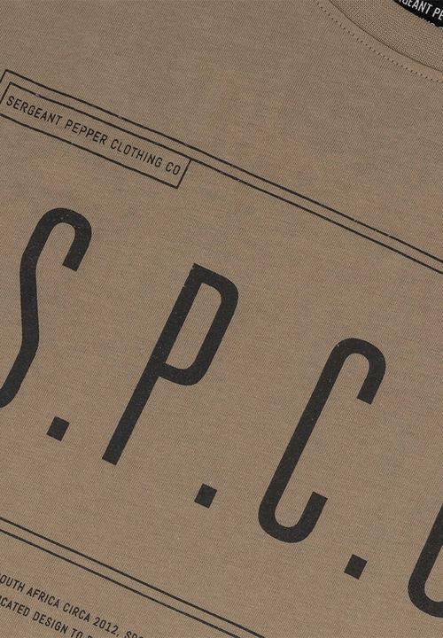 S.P.C.C - Milica Tee Regular Fit Signature Tees Nighthawk - beige
