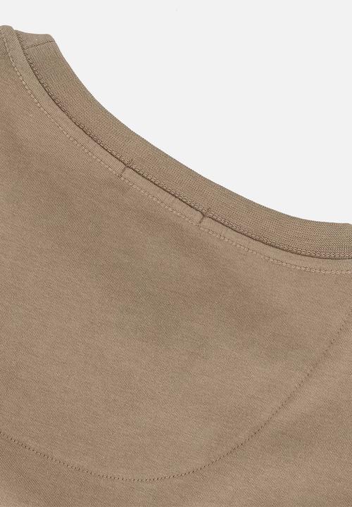 S.P.C.C - Milica Tee Regular Fit Signature Tees Nighthawk - beige