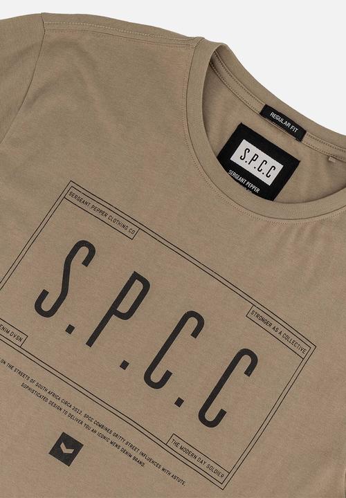 S.P.C.C - Milica Tee Regular Fit Signature Tees Nighthawk - beige