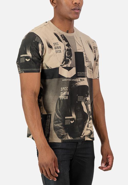 S.P.C.C - Taupin Tee Regular Fit Fashion Tees Nighthawk - beige