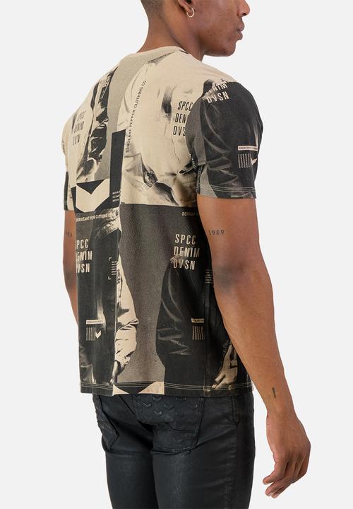 S.P.C.C - Taupin Tee Regular Fit Fashion Tees Nighthawk - beige