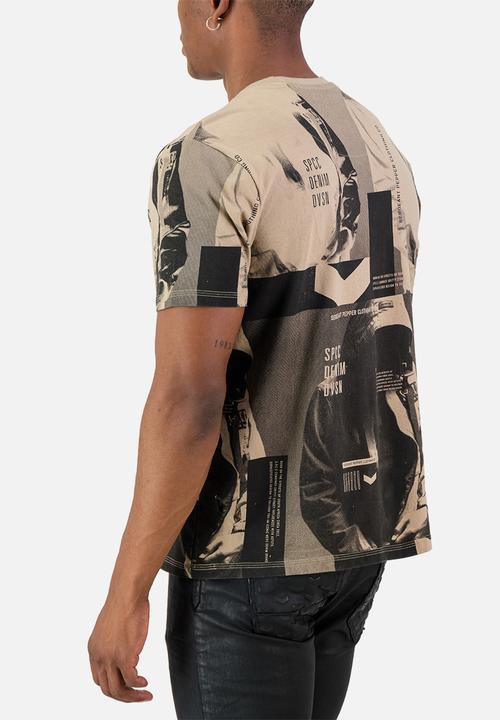 S.P.C.C - Taupin Tee Regular Fit Fashion Tees Nighthawk - beige