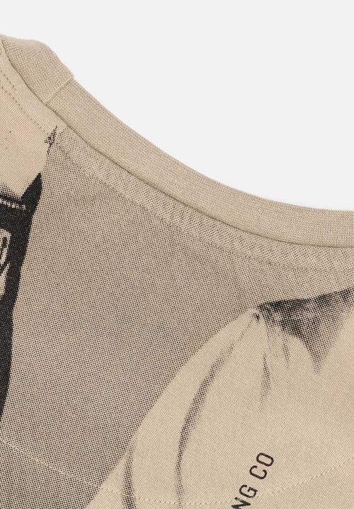 S.P.C.C - Taupin Tee Regular Fit Fashion Tees Nighthawk - beige