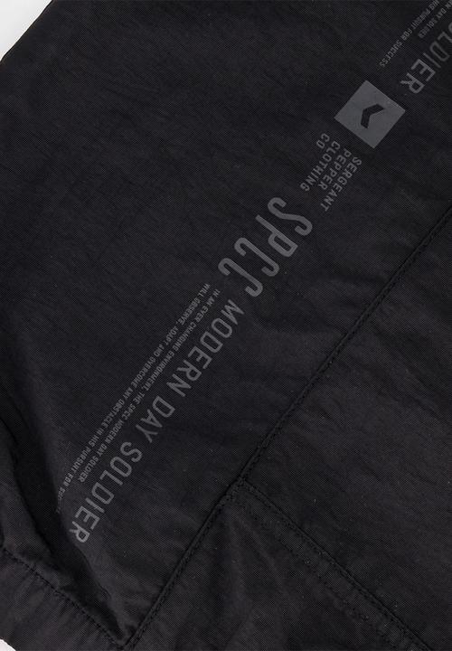 S.P.C.C - Patrol Jacket Regular Fit Unhooded Zip Through Jacket - Black