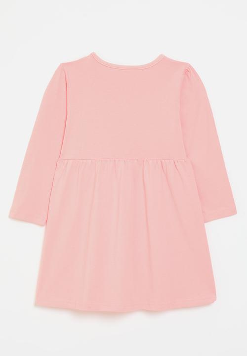 Pop Candy - Applique and embroidered graphic bodice dress - pink