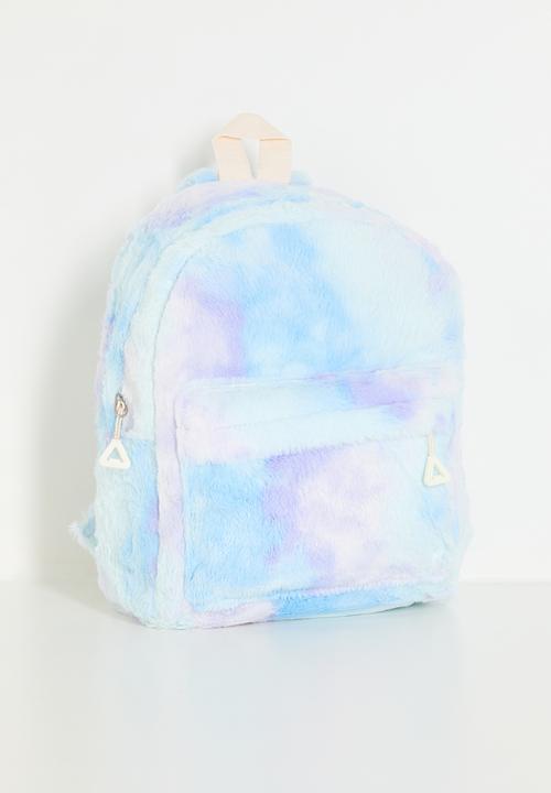Pop Candy - Plush fabric backpack - watercolour mix