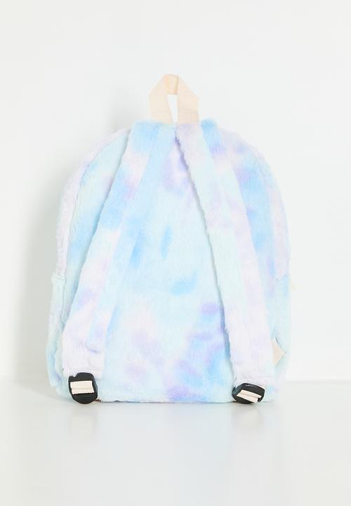 Pop Candy - Plush fabric backpack - watercolour mix