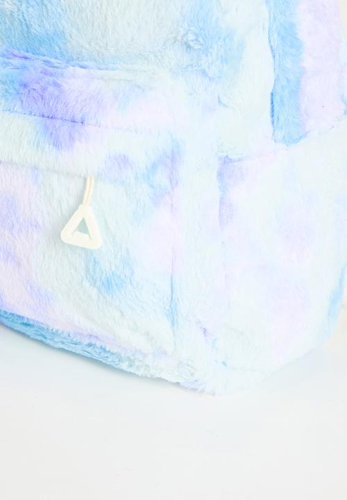 Pop Candy - Plush fabric backpack - watercolour mix