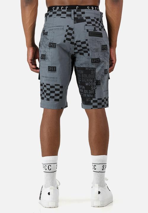 S.P.C.C - Libertine Utility Short  - Regular Fit Utility Shorts Fixed Celeste