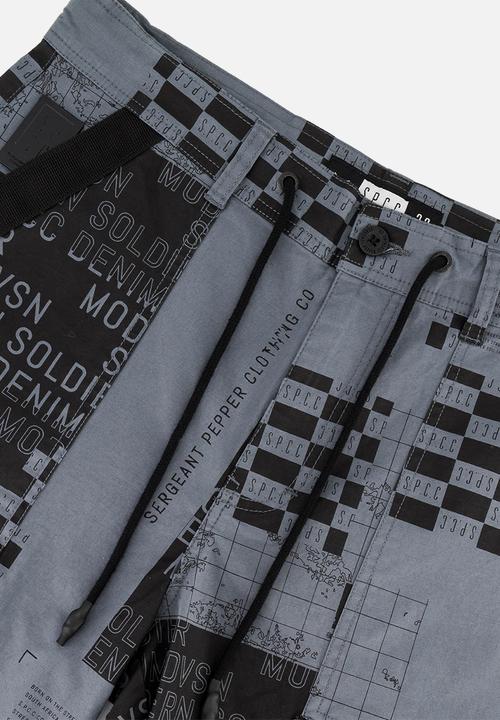 S.P.C.C - Libertine Utility Short  - Regular Fit Utility Shorts Fixed Celeste
