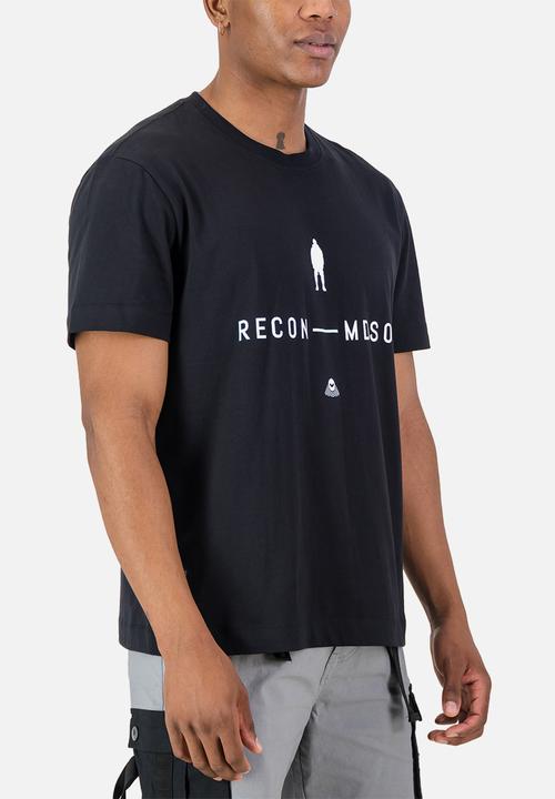 S.P.C.C - Recon Alloy Tee  - Relaxed Fit Signature Tees Black