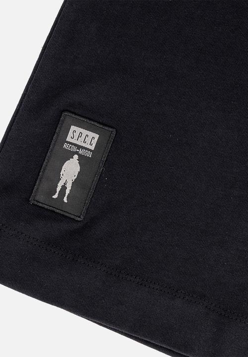 S.P.C.C - Recon Alloy Tee  - Relaxed Fit Signature Tees Black