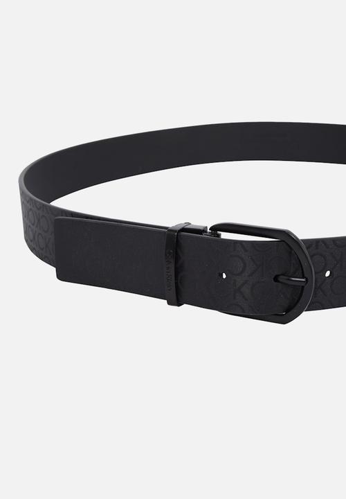 Calvin Klein - Adj Casual Round Mono 35Mm - Industrial Mono Black