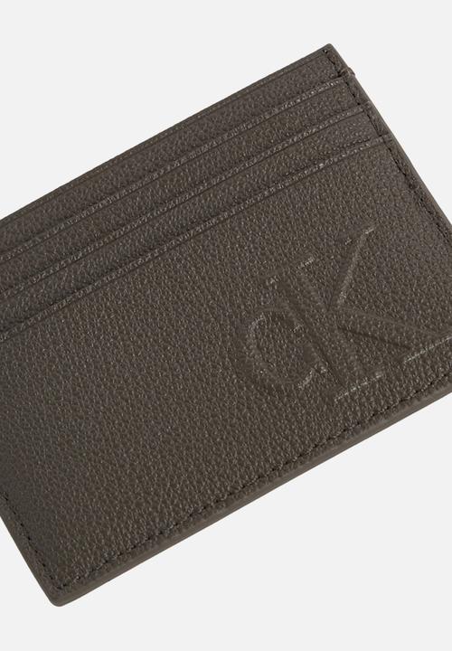 Calvin Klein - Sculpted Impression Card Case - Beluga