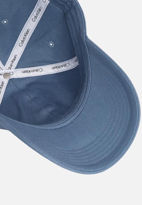Calvin Klein - 6 Panel Small Monogram Cap - Faded Denim