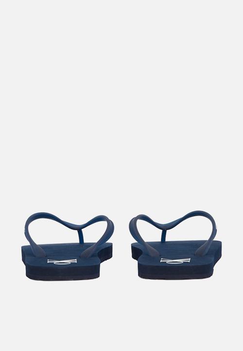 Calvin Klein - Beach sandal transparent tpu - calvin navy/bright white