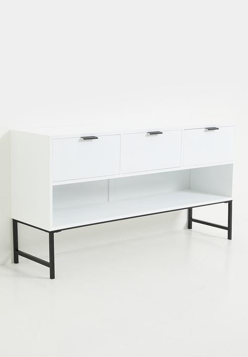 Sixth Floor - Carlo console - white