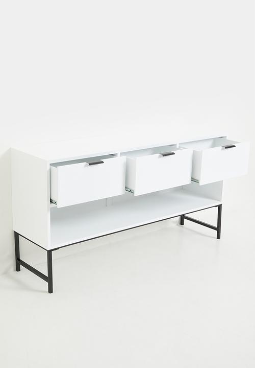 Sixth Floor - Carlo console - white