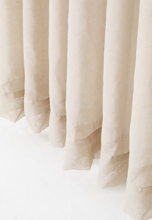 Sixth Floor - Spectra sheer Taped Curtain - natural
