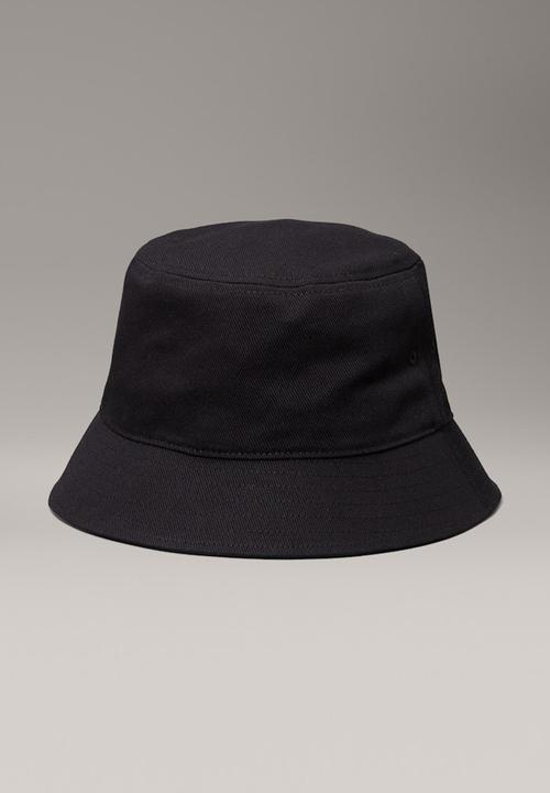 Calvin Klein - Mono Logo Embro Bucket Hat - Black