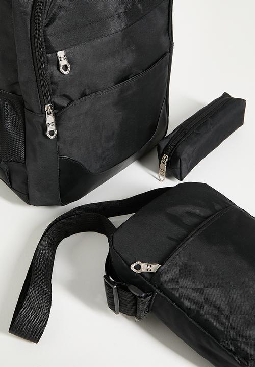 Pop Candy - 3 piece backpack set - black