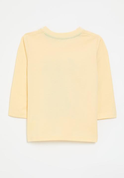 Pop Candy - Long sleeve graphic tee - pale yellow