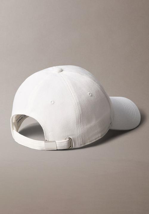 Calvin Klein - Mono Logo Embro Cap - Bright White