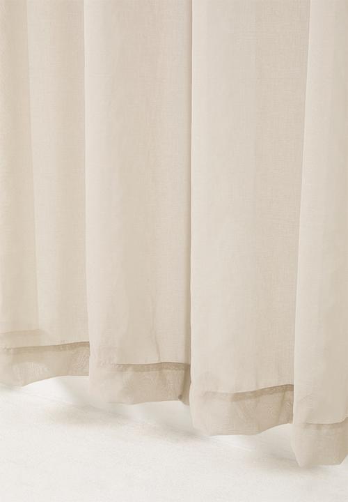 Sixth Floor - Spectra sheer Eyelet Curtain - Natural