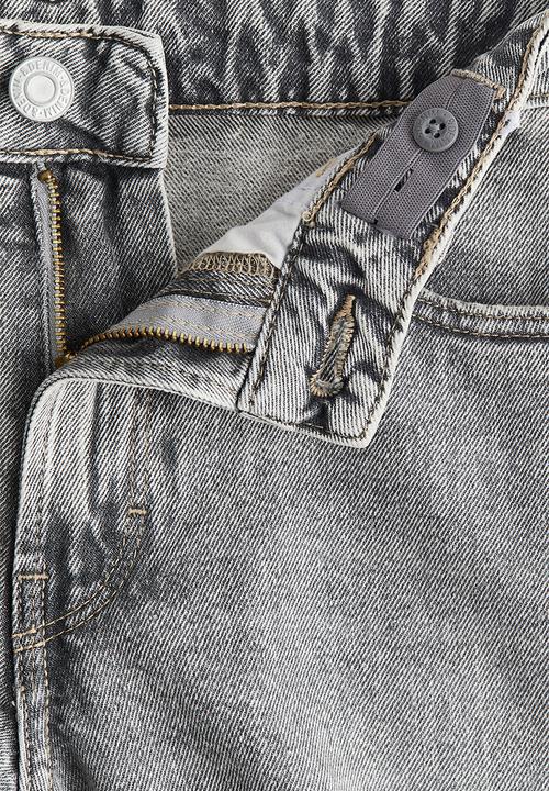 H&M - Loose-fit denim shorts - light denim grey