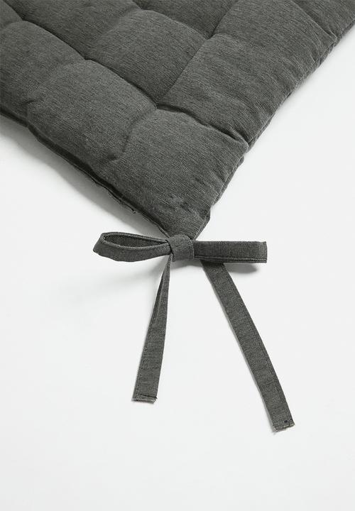 H&S - Essential seat cushion set of 2 - charcoal