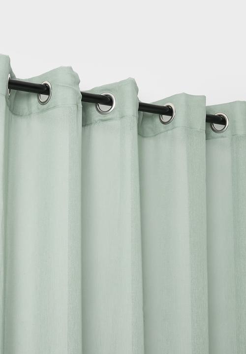 Sixth Floor - Spectra sheer Eyelet Curtain - Sage