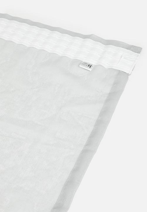Sixth Floor - Spectra sheer Taped Curtain - Soft Grey