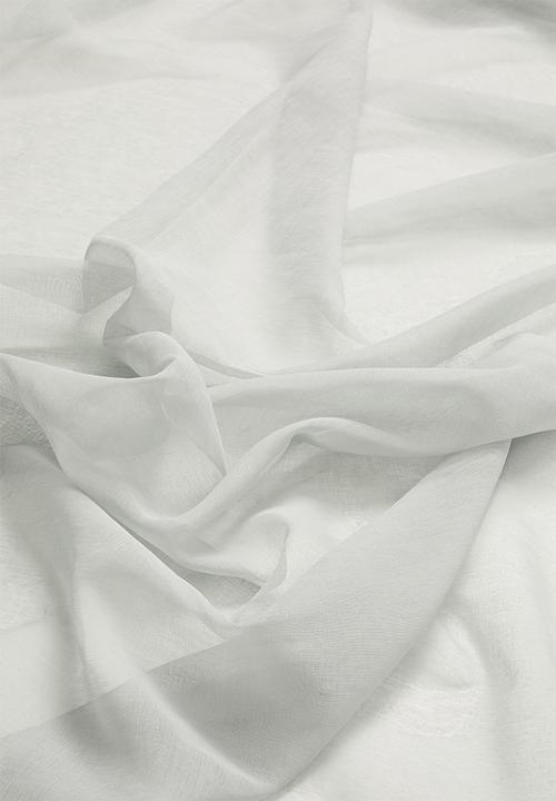 Sixth Floor - Spectra sheer Eyelet Curtain - Soft Grey