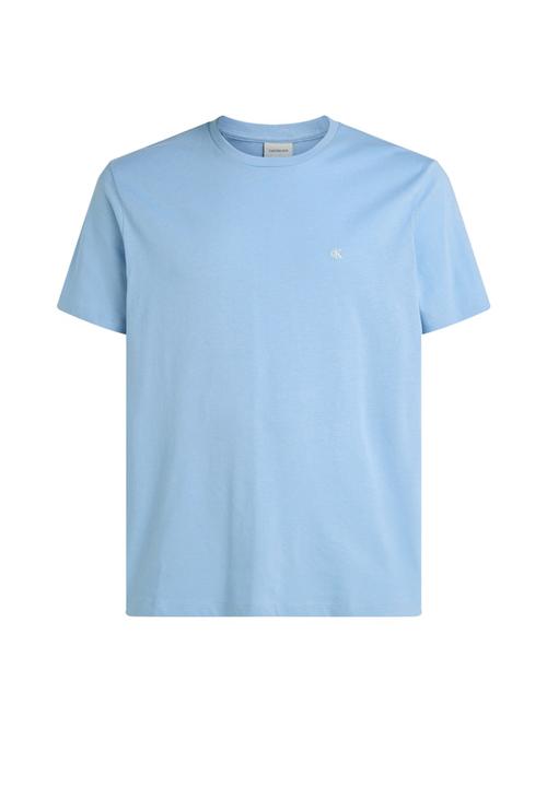 Calvin Klein - Ss Smooth Cttn Solid Crewnk Tee - Well Water