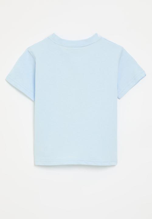 Pop Candy - Tee with placement tee - light blue/tin robot