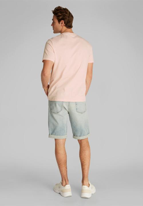 Calvin Klein - Ss Smooth Cttn Solid Crewnk Tee - Silver Peony