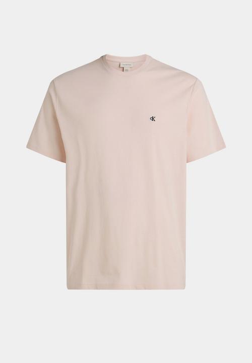 Calvin Klein - Ss Smooth Cttn Solid Crewnk Tee - Silver Peony