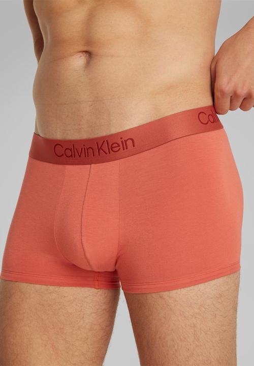 Calvin Klein - Trunk 3 Pack - Saltwater, Gr Heather, Dark Fuchsia