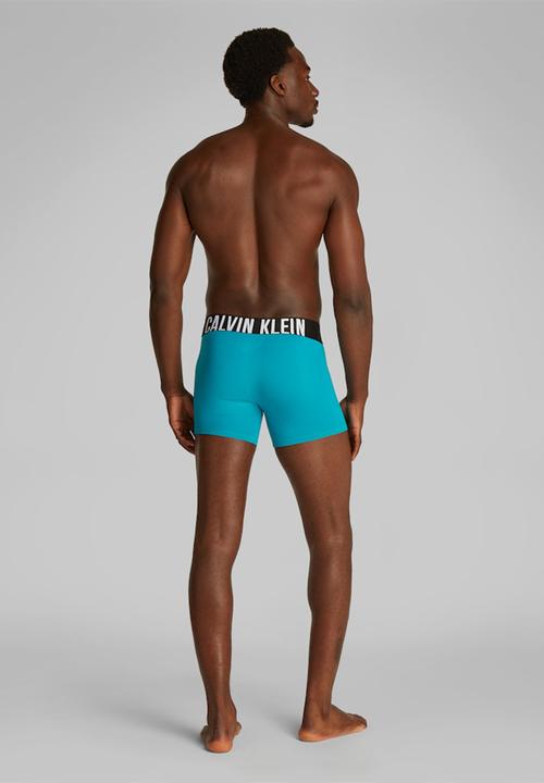 Calvin Klein - Boxer Brief 3 Pack - Misty Grey, Black &  Blossom Green