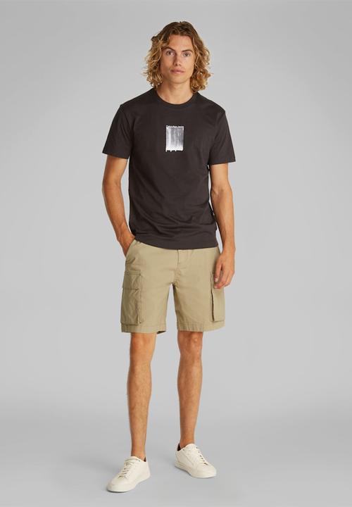 Calvin Klein - Brush Stroke Graphic Tee - Ck Black