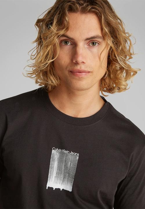 Calvin Klein - Brush Stroke Graphic Tee - Ck Black