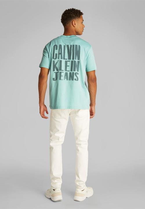 Calvin Klein - Painted Calvin Klein Jeans Tee - Fresh Mint