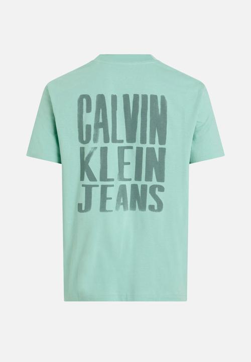 Calvin Klein - Painted Calvin Klein Jeans Tee - Fresh Mint