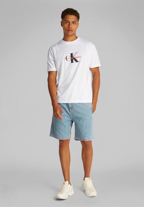 Calvin Klein - Monologo Shift Tee - Bright White