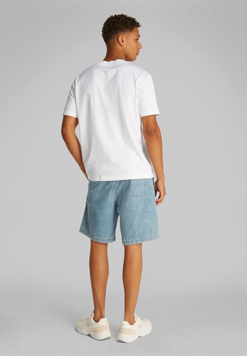 Calvin Klein - Monologo Shift Tee - Bright White