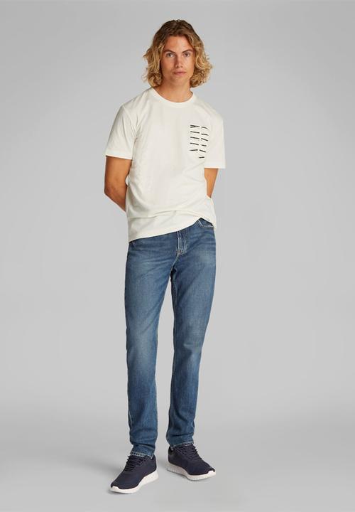Calvin Klein - Serif Box Graphic Tee - Tofu