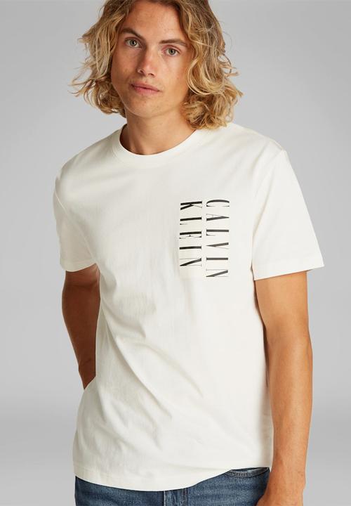 Calvin Klein - Serif Box Graphic Tee - Tofu
